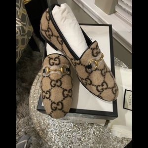 Wool Gucci loafers